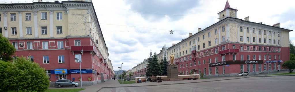 г. Междуреченск панорама пр.Коммунистический