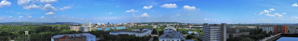 Novokuznetsk  / Новокузнецк Центральный район  (панорама на 180°)