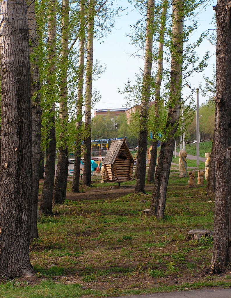 в парке
