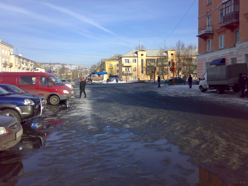 улица Гагарина в сторону улицы Кирова