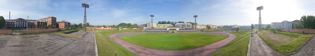 стадион «Шахтёр», панорама на 360°, июнь 2010