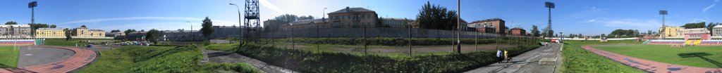 стадион «Шахтёр», панорама на 360°, август 2004