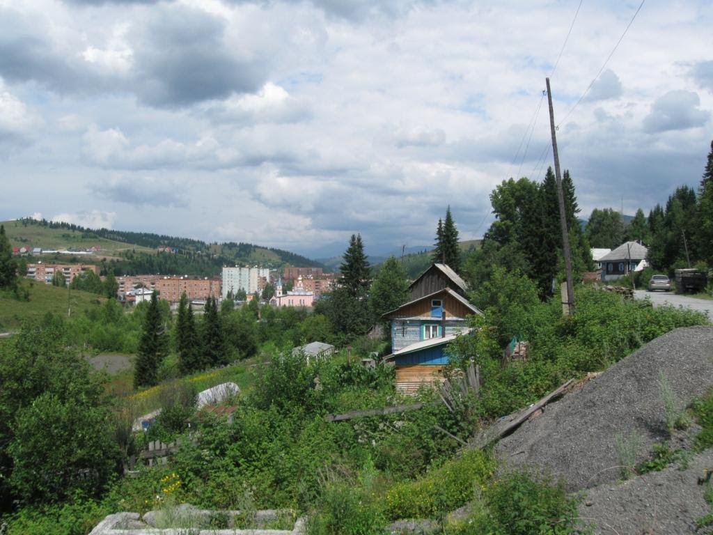 View from Alchok valley to Tashtagol