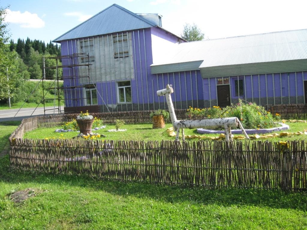Building Of Culture in GRE near Tashtagol.