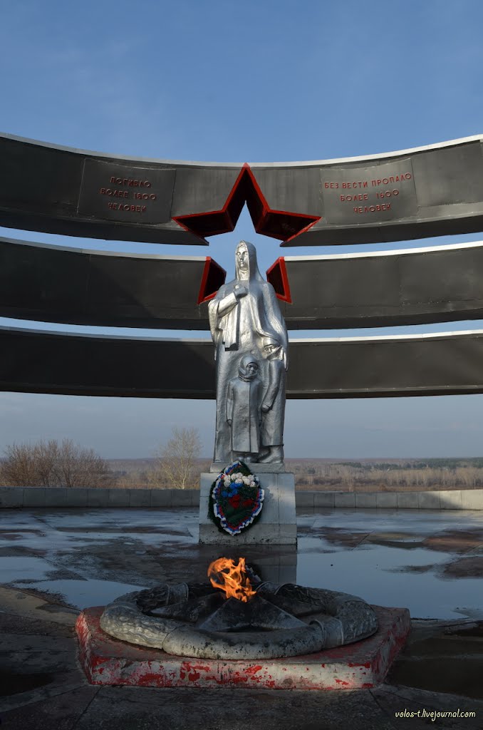 Мемориал, погибшим в годы Великой отечественной войны 1941-45гг. (апрель 2012г.)