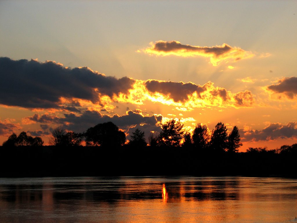 Sundown "Viatka"Закат на р.Вятка