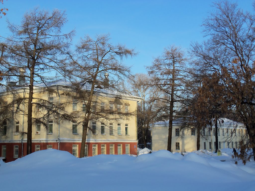 Территория областной больницы