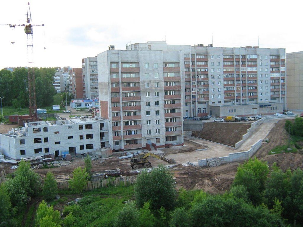 здесь вырос дом