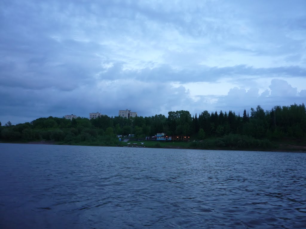 Вечерний Кирово-Чепецк р. Вятка 2011