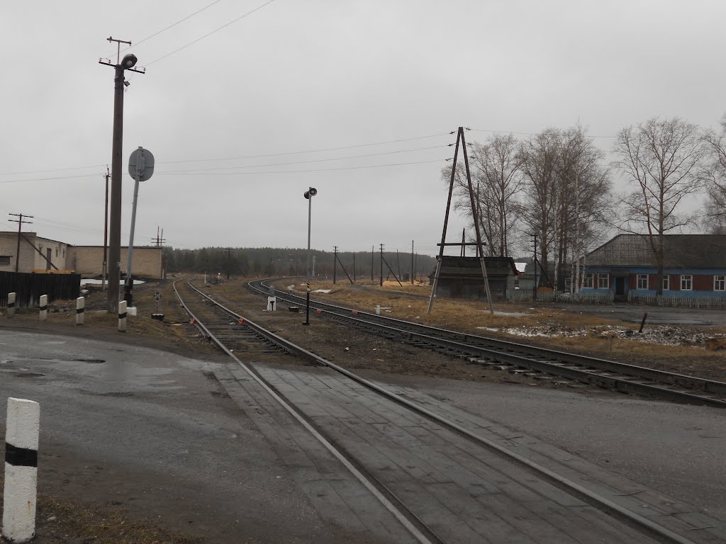 Вид переезда в сторону Светлополянска