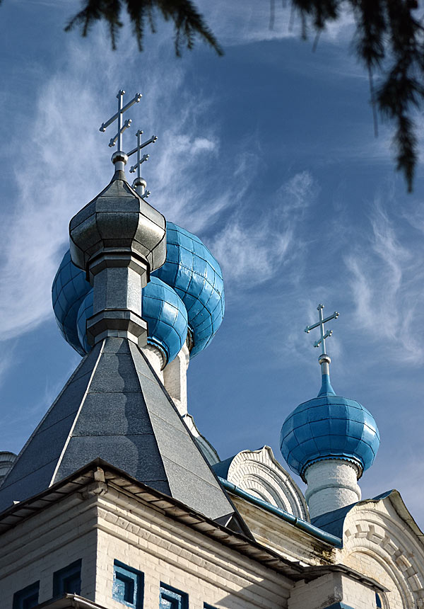Купола Покровской церкви