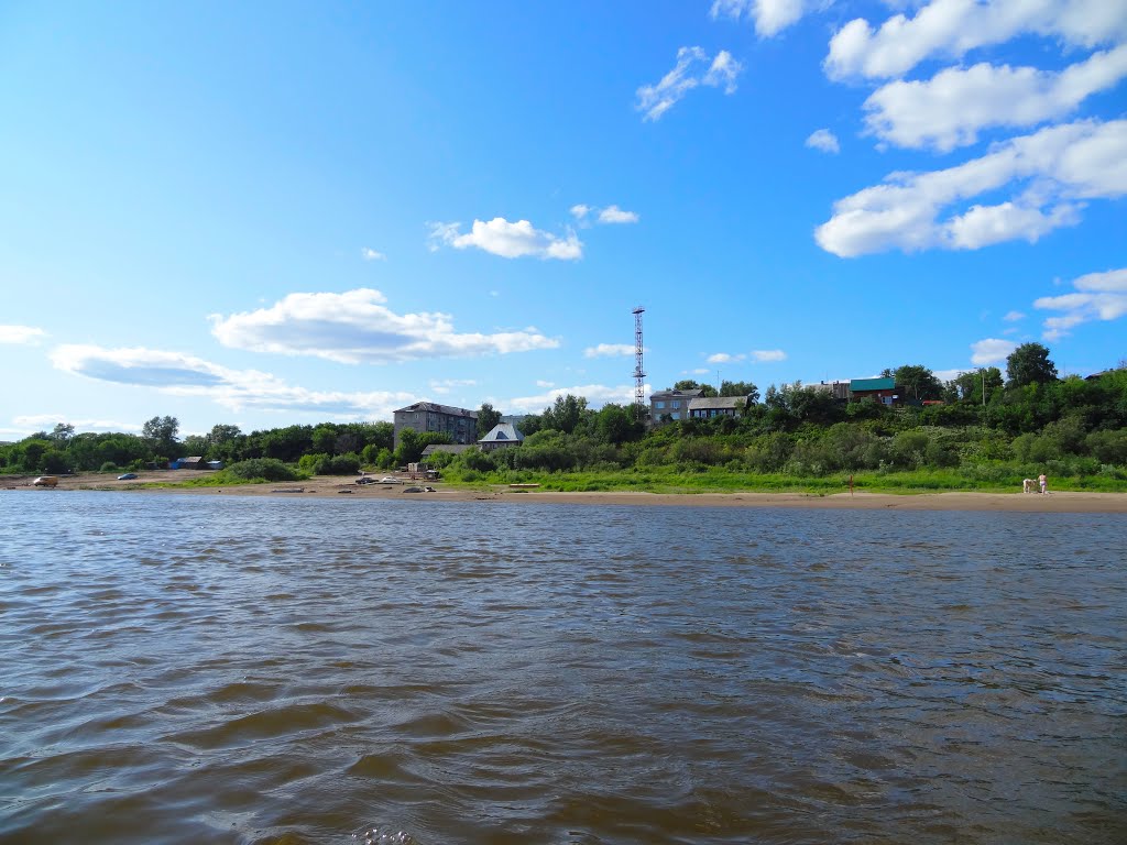 Городской пляж р. Вятка г. Котельнич