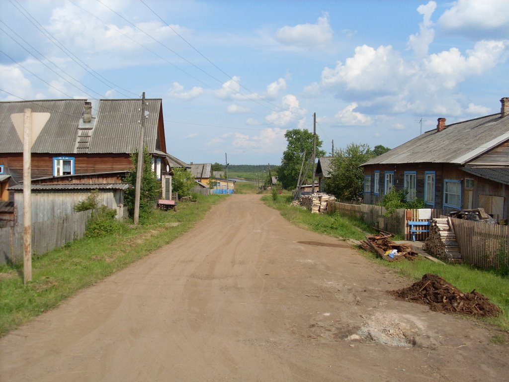Улица Новая. Вид с ул. Советской