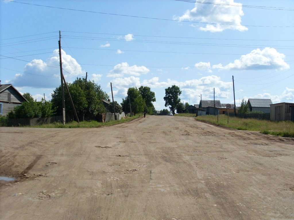 Перекрёсток улиц Советской и Боровой
