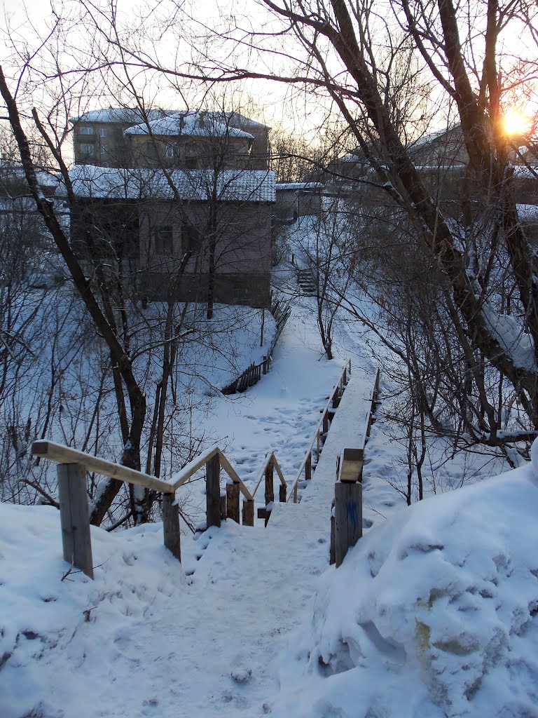 Мостик через овраг