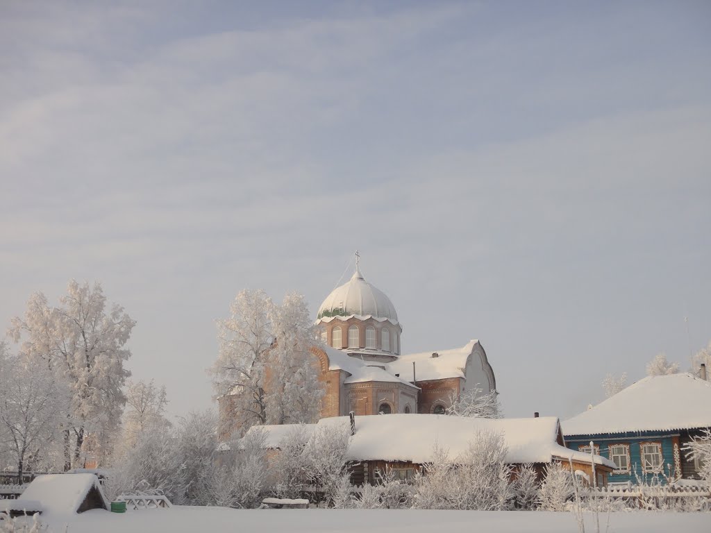 Церковь Александра Невского в пос.Уни ( 1881 г.)
