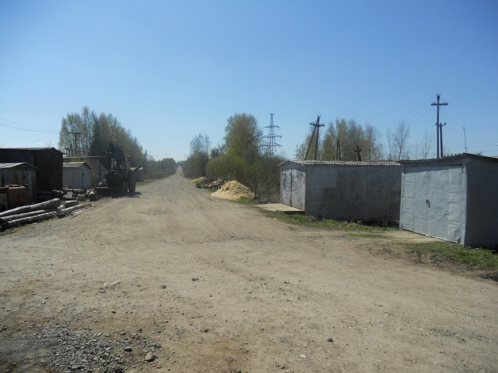 Окраина Фаленок, вид с бывшего переезда в Южное направление