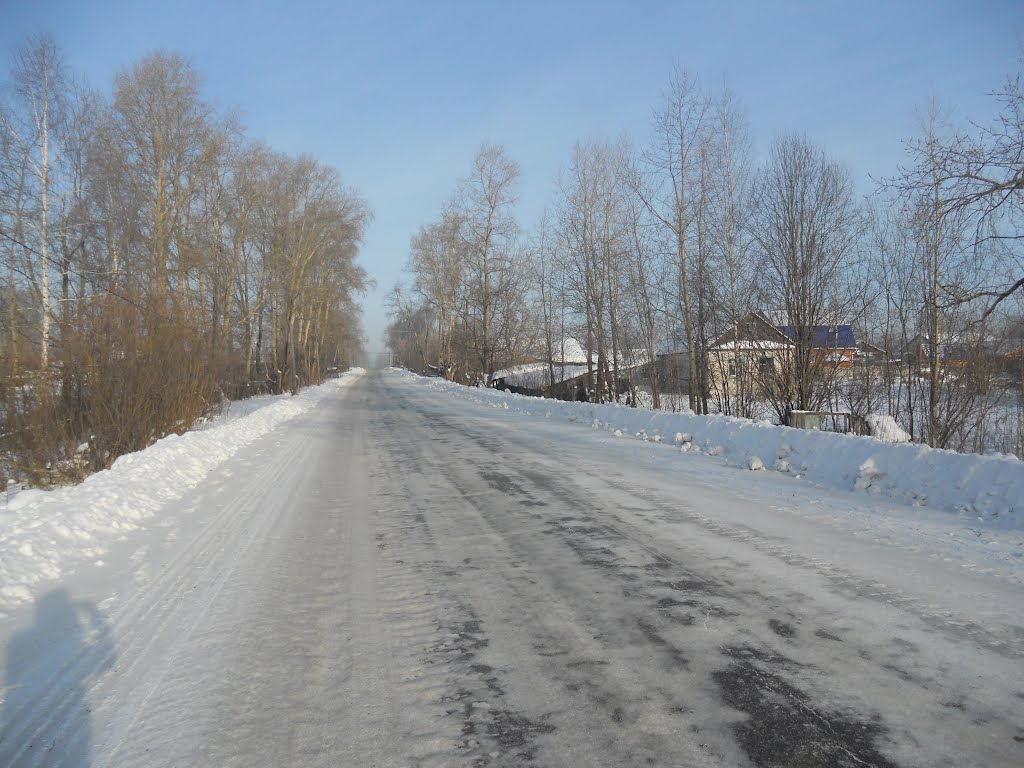 Въезд в Фаленки с восточной стороны
