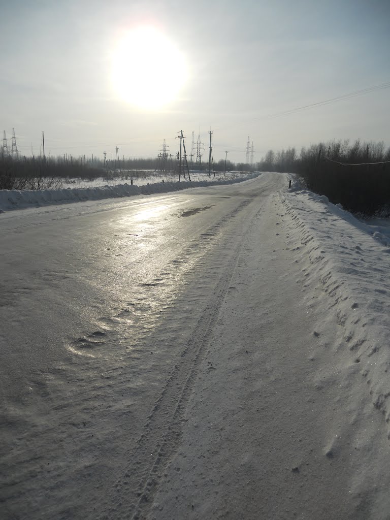 впереди ЛЭП