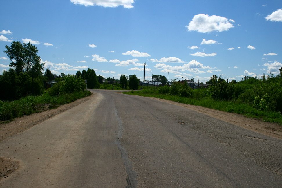 Развилка с моста на р. Великой