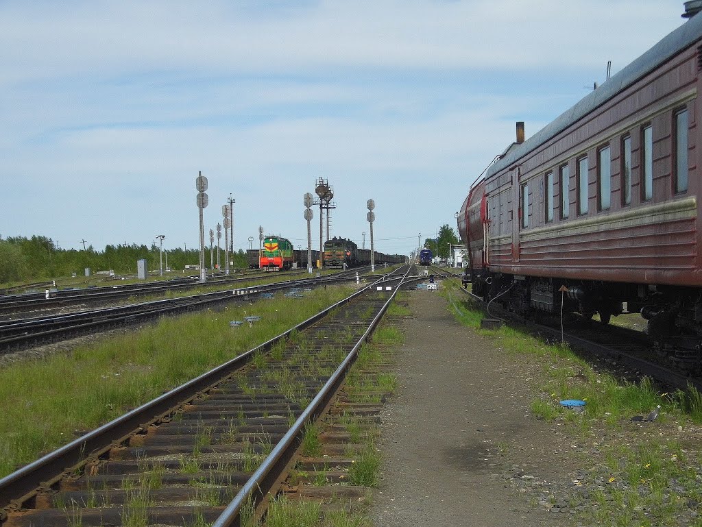 За перроном