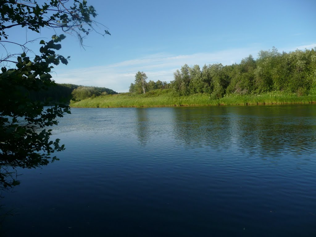 Река Ухта ниже пос. Водный
