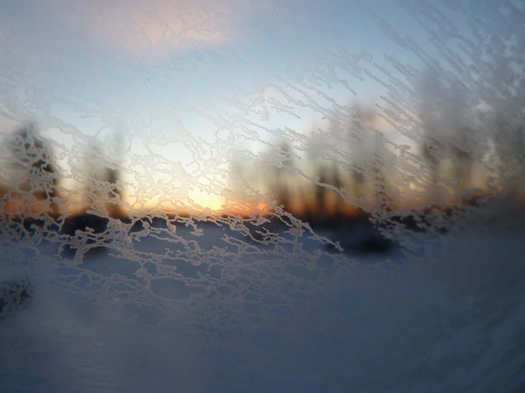 Sunrise near Vuktyl