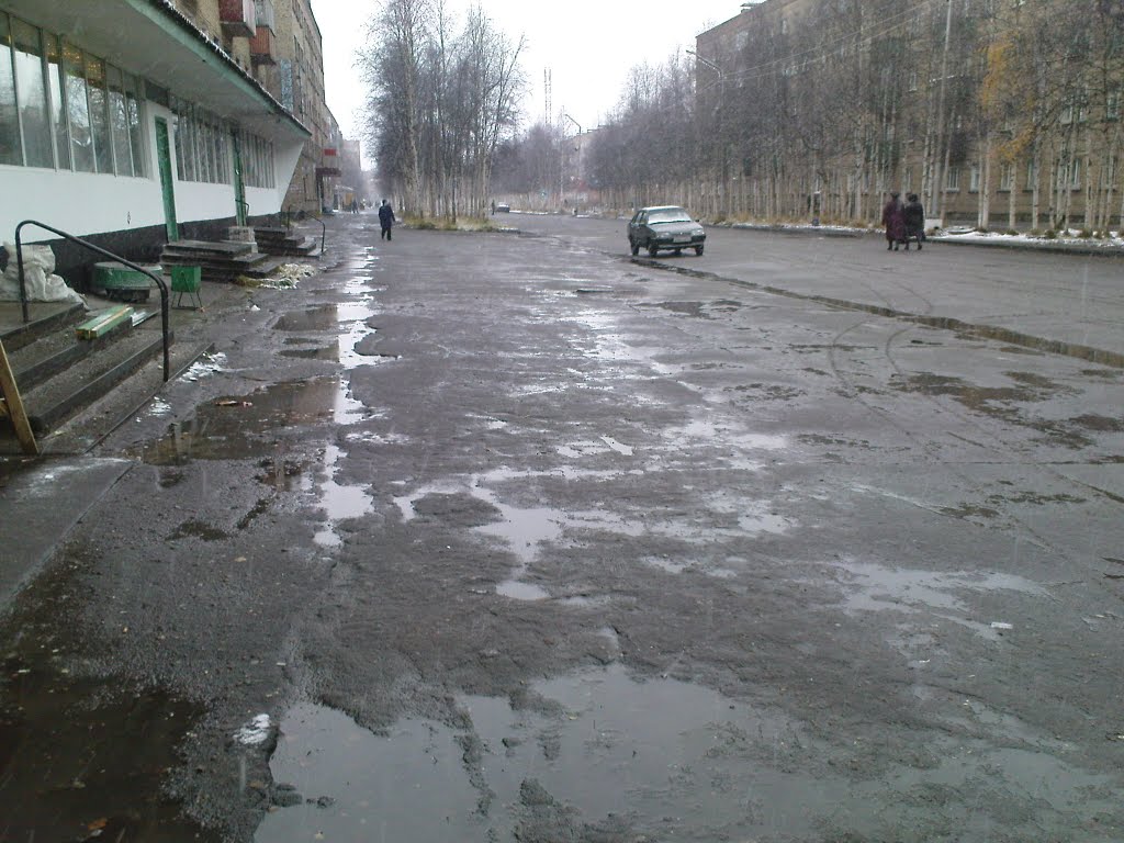 улица Горького осенью