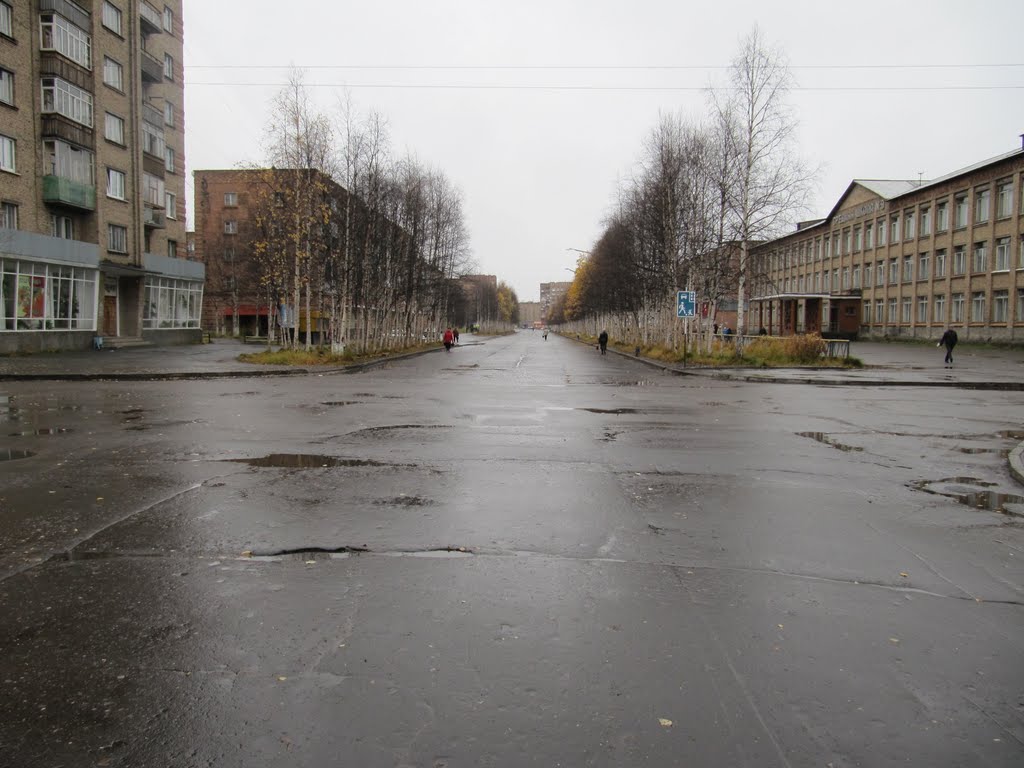 интинский бродвей в сторону новой площади