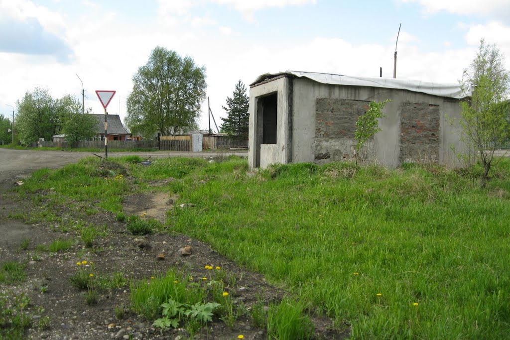 Возле перекрёстка улиц Дачной и Больничной