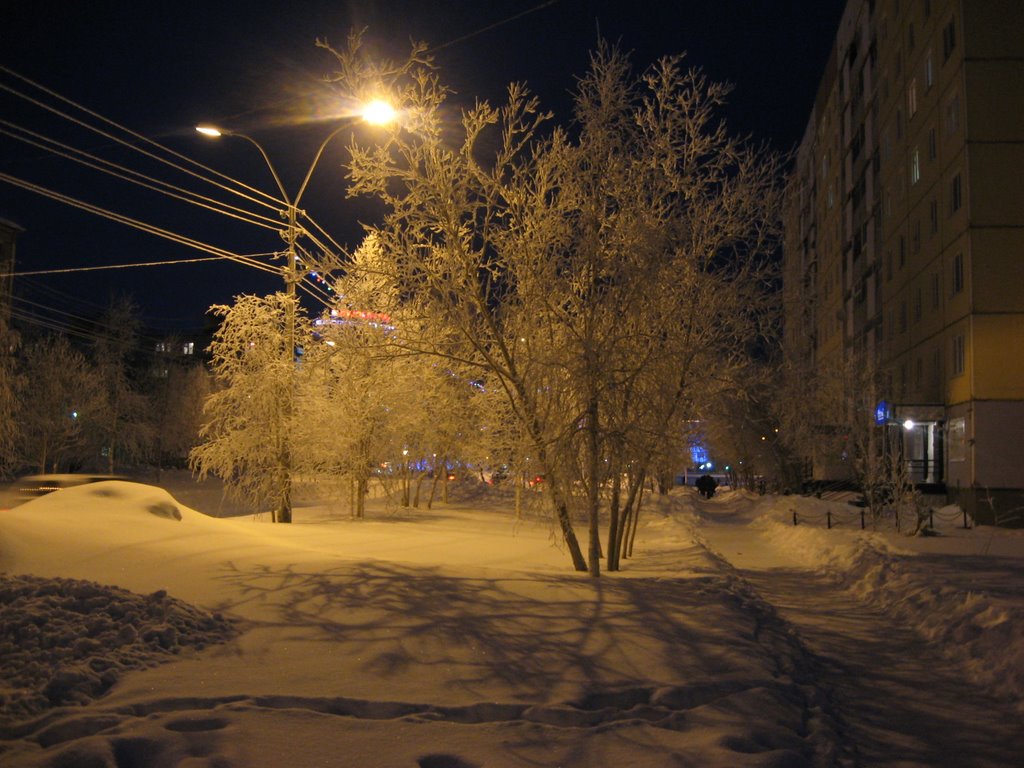 Усинск зимой