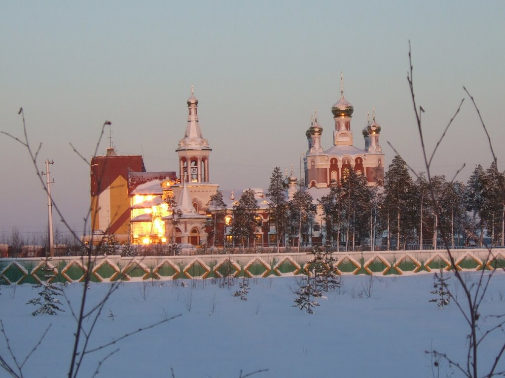 Усинск. Храм. Декабрь, 2008
