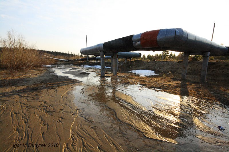 Усинск, трубопровод, Usinsk, pipeline