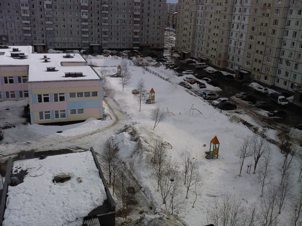 Весна в Усинске, 07.05.2009г.