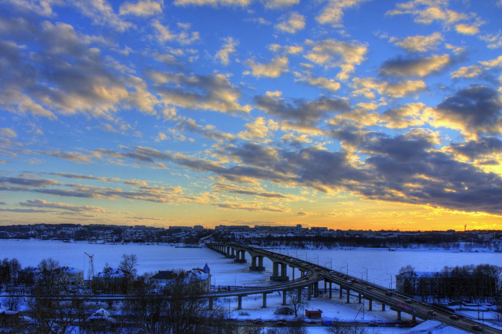 Winter sunset