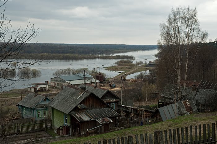 разлив реки Унжа