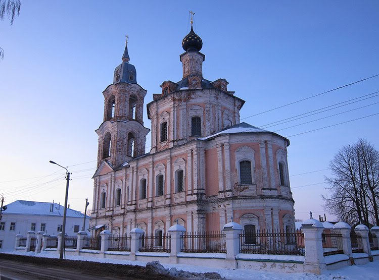 Воскресенская церковь города Нерехты.