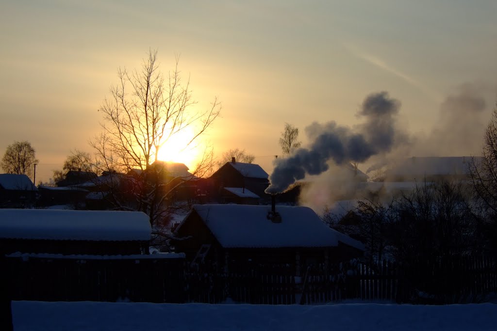 Вечер. Зима. Winter evening