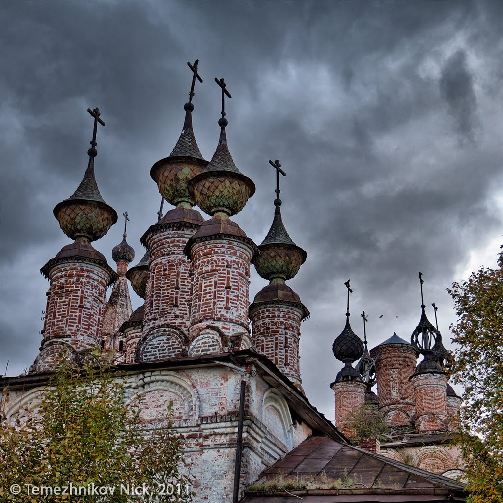 Солигалич. Воскресенский монастырь. Купола / Soligalich. Convent of the Resurrection. Domes