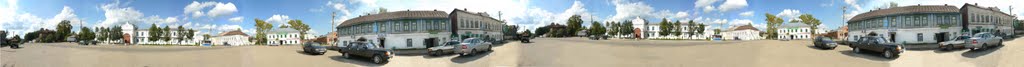 Судиславль панорама центральной площади