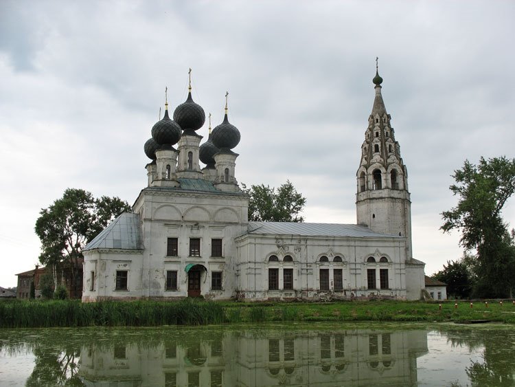 Воскресенская церковь села Молвитина (Сусанино).