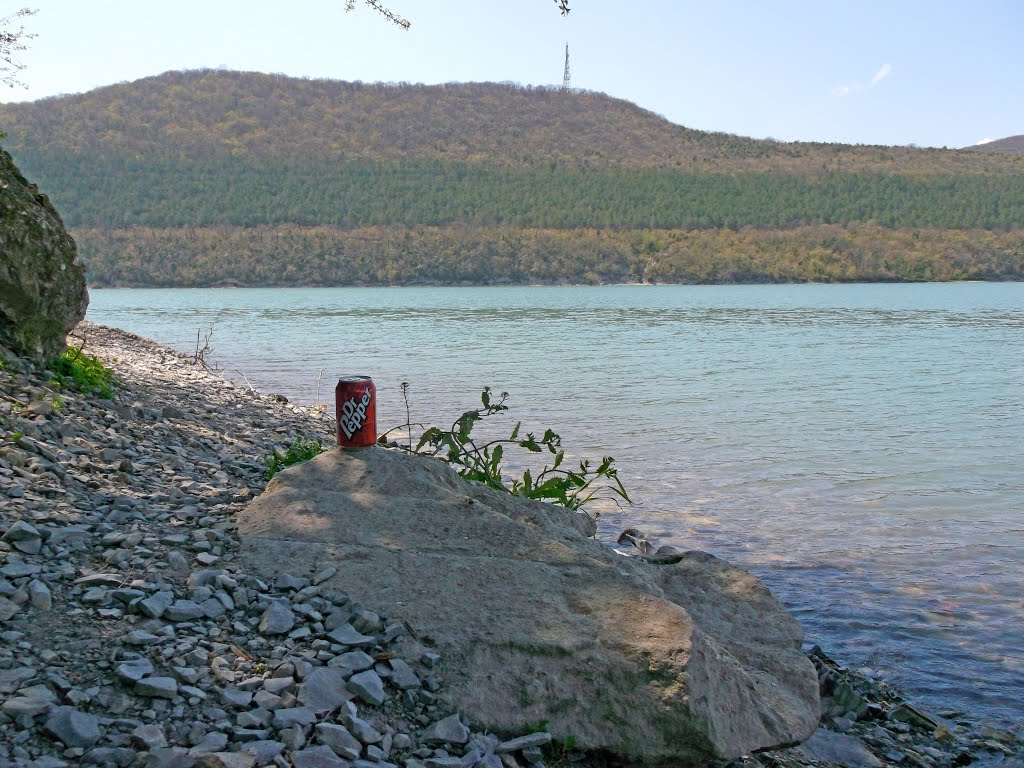 Abrau lake and Dr.Pepper