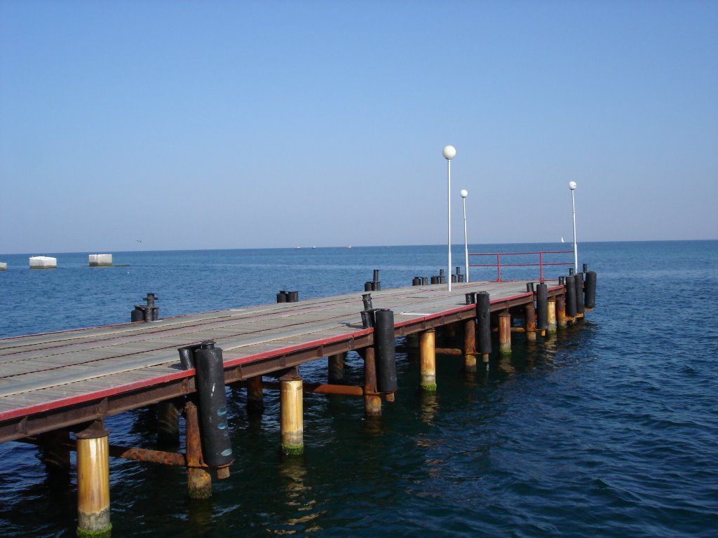 Анапа. Вид на причал Морвокзала