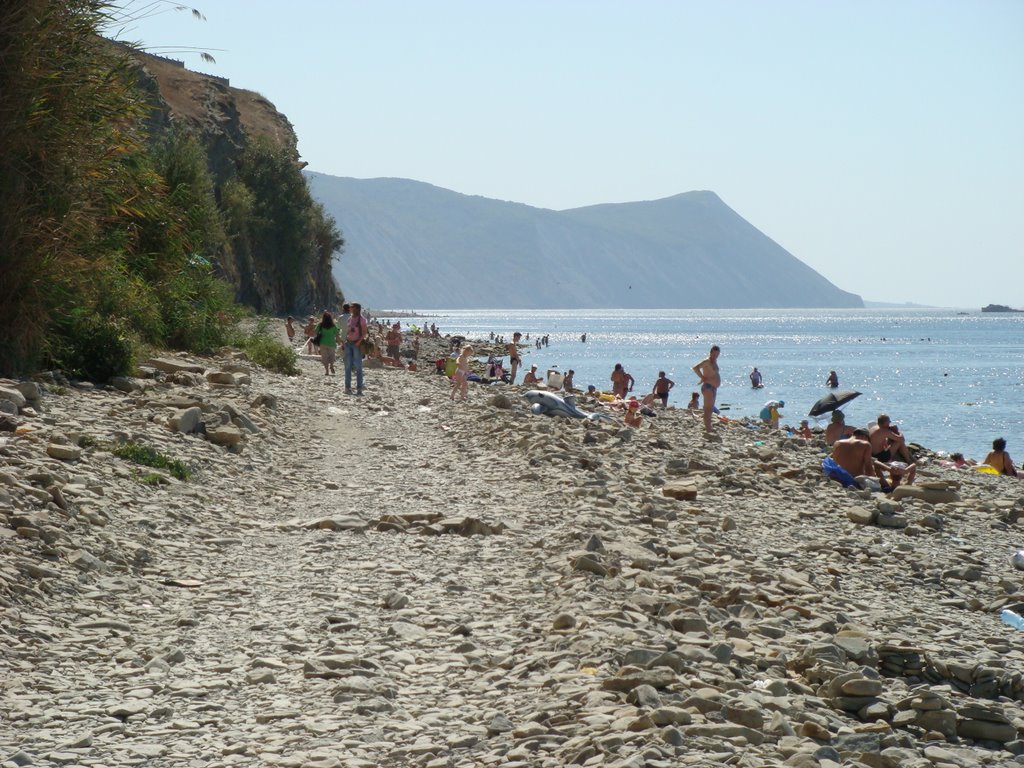 пляж в Анапе