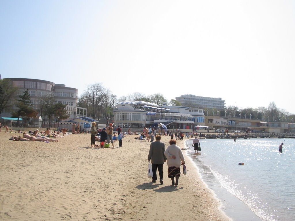 La playa en primavera