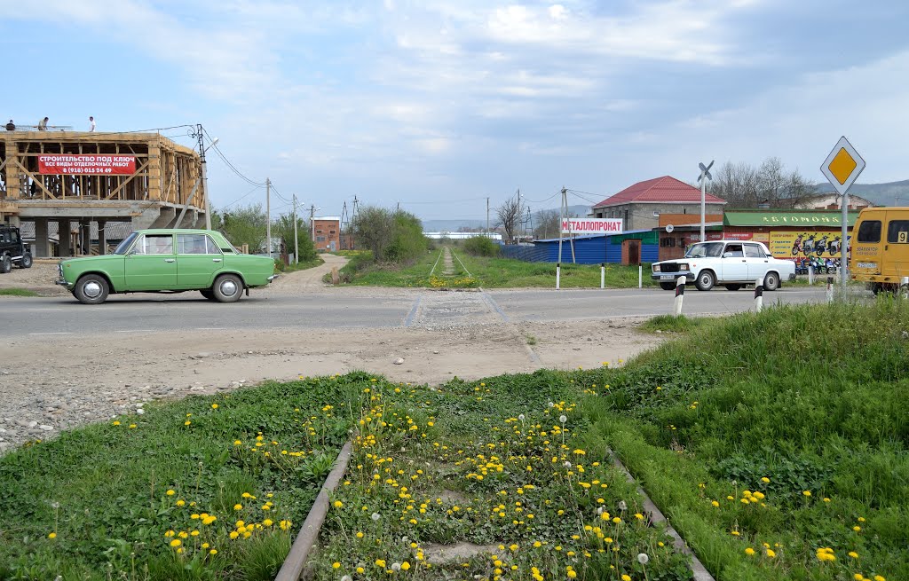 Подъездной путь от станции / The access road