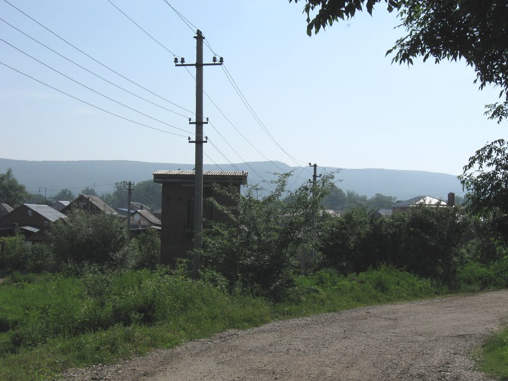 поворот на соц. городок