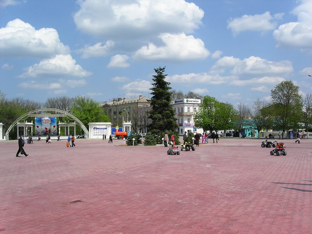 Елка в центре площади