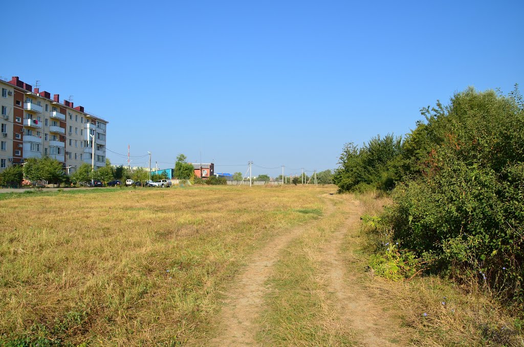 у реки