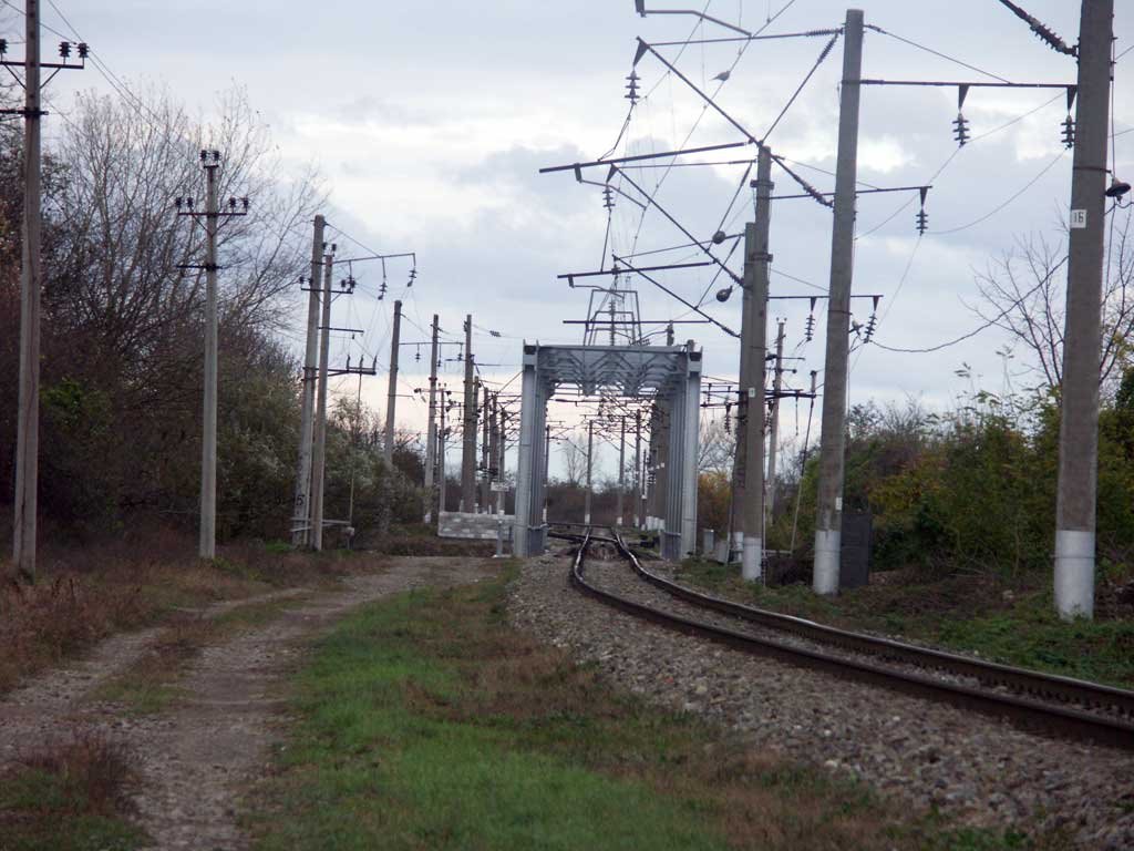 ЖД-мост через Афипс